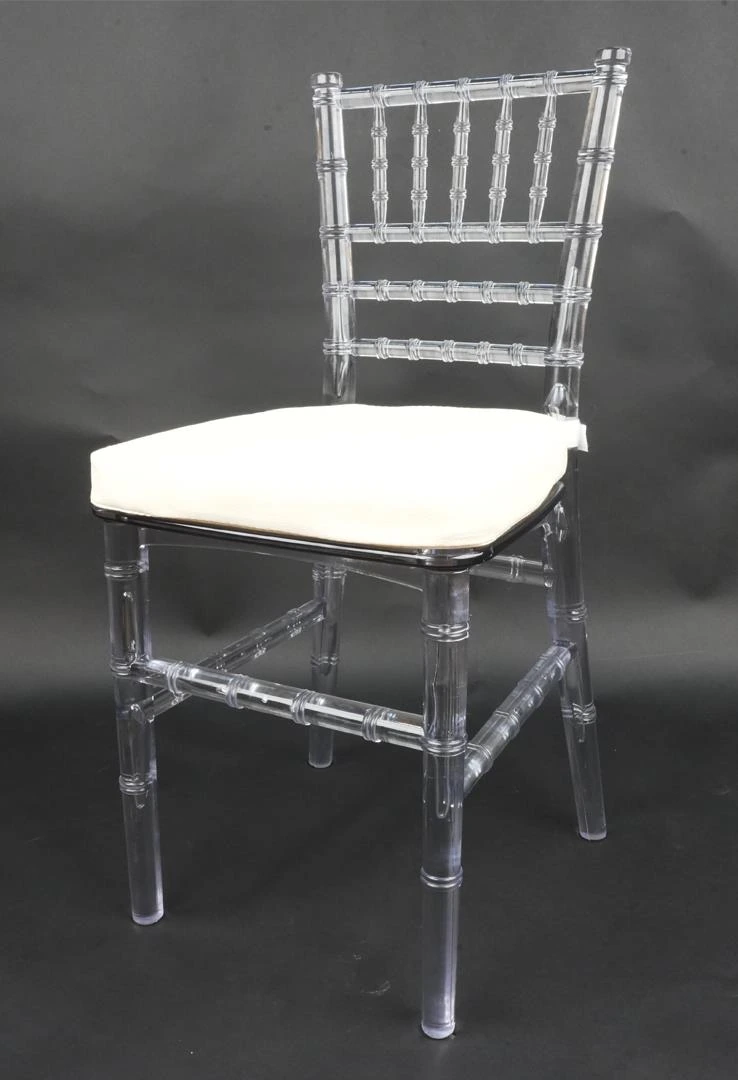 Acrylic Chivari baby Chair with Cushion